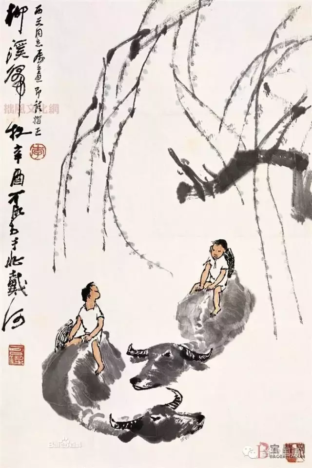 李可染一生創(chuàng)作作品1000件，市場(chǎng)拍了8000件，90%是假的